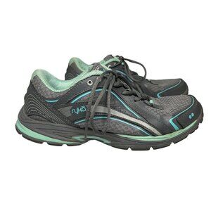 Ryka Womens Shoes Sneakers Gray Green Size 8.5
